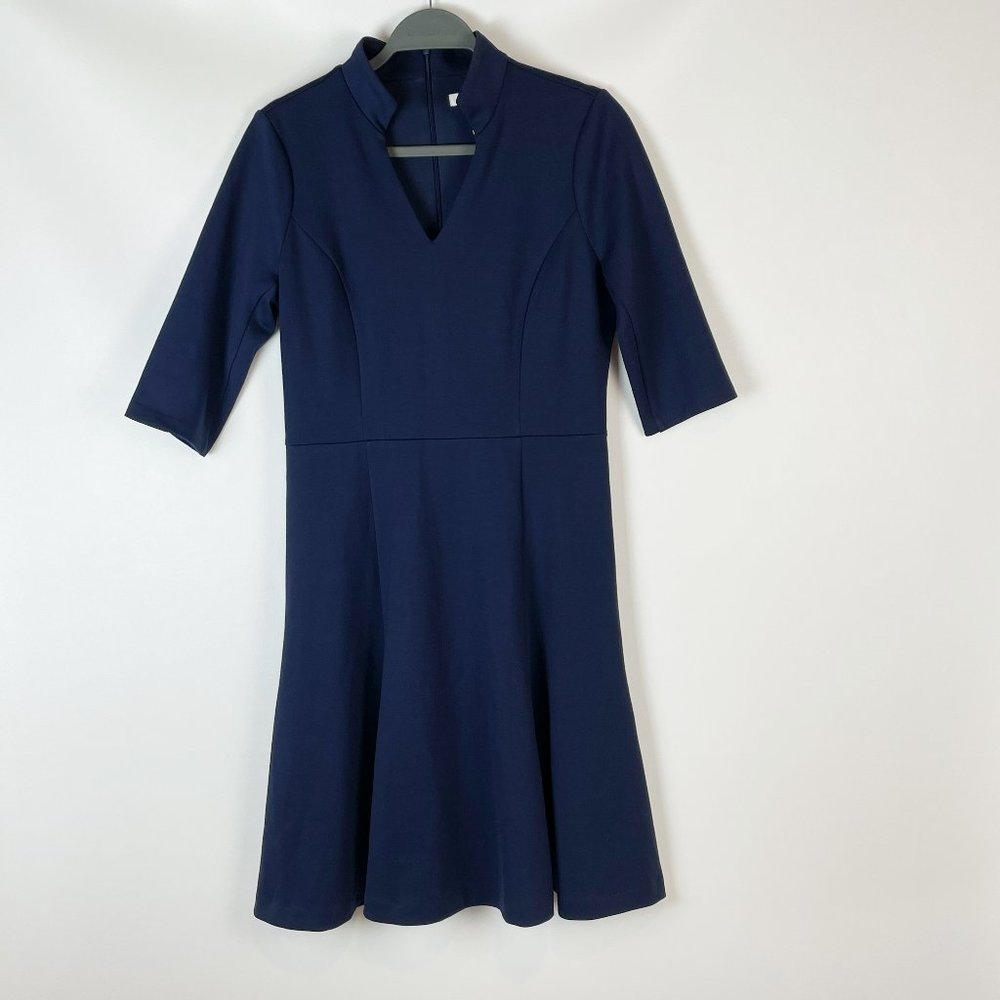 NWOT White House Black Market Blue Dress 6